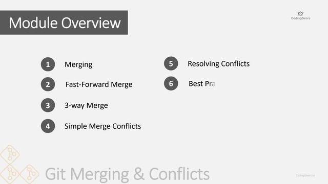 Git merging and conflicts - Part 01 смотреть онлайн