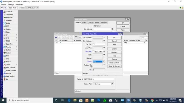 Cara setting Web proxy Redirect Web dan Blokir Ekstension di Routerboard смотреть онлайн