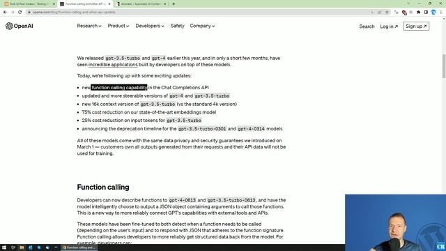 HUGE OpenAI API Upgrade: GPT-3.5 NEW 16K Context Window + Lower Prices + Function Calling (Big One! смотреть онлайн