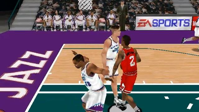 NBA LIVE 99 GAMEPLAY FULL GAME (chicago bulls va utah jazz) смотреть онлайн