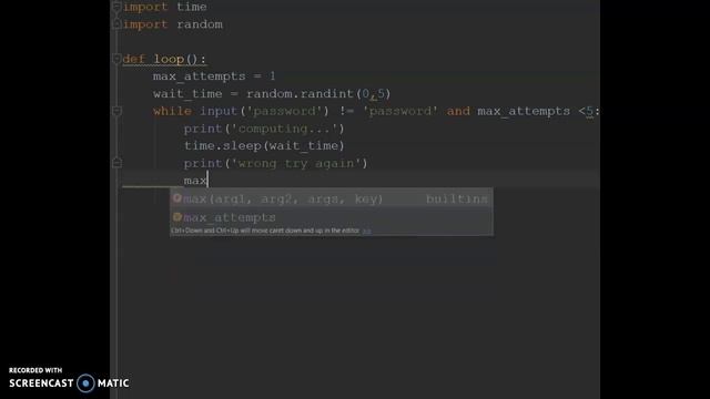 How to make a password lock in python. смотреть онлайн