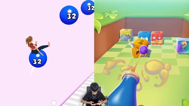 Yoga Bounce Run 2048 vs Ball Master 2048 Shooter - 1⭐123456789 Gameplay Max Level смотреть онлайн