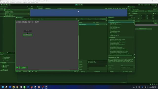 PlayMakerで日時を取得して利用する方法[質問返答] смотреть онлайн