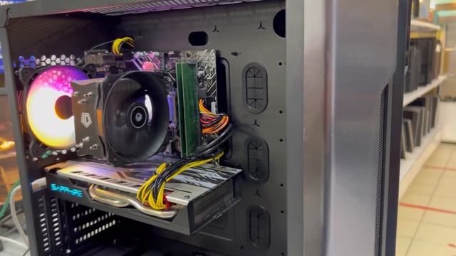 45500₽, i3 12100F, 16Gb, ssd 512Gb, RX570 4Gb Sapphire Nitro+, Cougar Gemini, 600W смотреть онлайн
