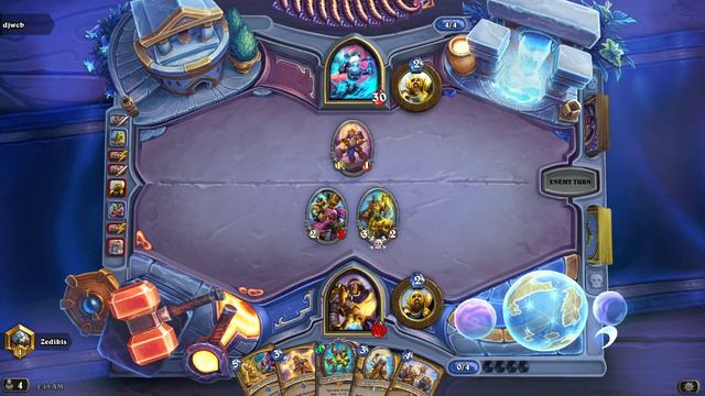 Hearthstone Paladin vs Paladin Fast game! смотреть онлайн