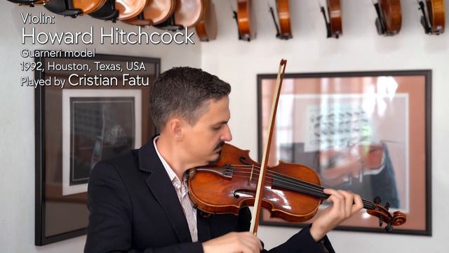 Howard Hitchcock Violin, 1992, Houston, Texas, USA / Cristian Fatu / At The Metzler Violin Shop