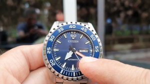 Простейшее объяснение, пользования безелем на дайверских часах Citizen NH8389-88LE
