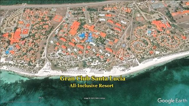 THE LOCATION OF EVERYTHING in SANTA LUCIA, Cuba: Resorts, Hotels, Beaches, Tourist Services. смотреть онлайн