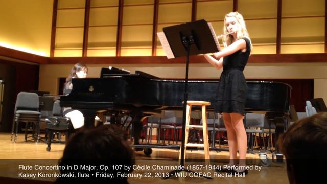 4. Flute Concertino in D Major, Op. 107 by Cécile Chaminade (1857-1944) смотреть онлайн