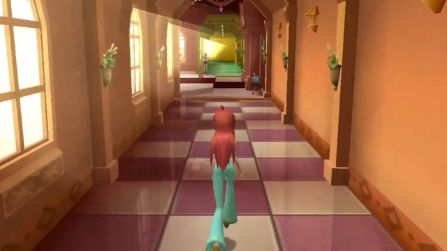 Winx Club. PC Game. 3° Bloom goes to Alfea and meets Sky! смотреть онлайн