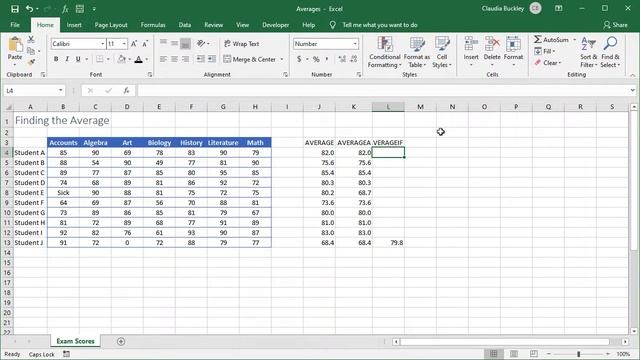 How to Calculate AVERAGE in Excel - AVERAGEA, AVERAGEIF, MEDIAN, MODE смотреть онлайн