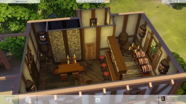 ENTIRE MEDIEVAL VILLAGE Sims 4 Speed Build no cc Tudor Village Watermill, Bakery & Blacksmith's смотреть онлайн