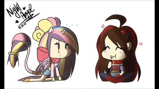 Мини комикс | Zoe MonkeyTale x Night Angel | смотреть онлайн