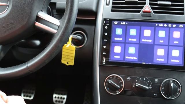 Mercedes Benz B Class W245 Radio upgrade to Android 10.0 Navi CarPlay Installation review. смотреть онлайн