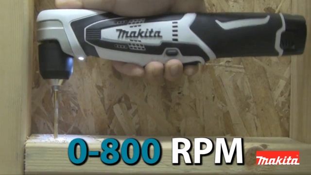 Makita AD02W 12V max Lithium-Ion Cordless 3/8" Right Angle Drill смотреть онлайн