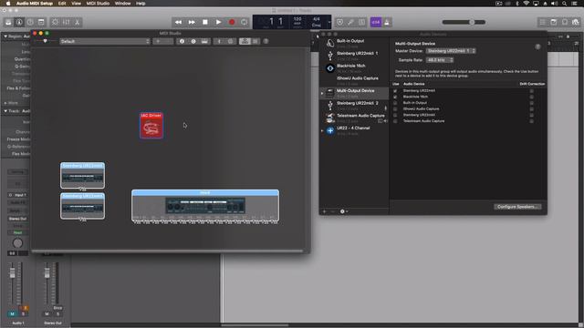 Audio MIDI Setup for Logic Pro X | ALT Logic Manual 01 смотреть онлайн