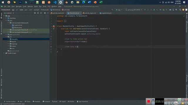 Firebase Authentication Android Kotlin 2022 - How to create Splash Screen Android Kotlin 2022 смотреть онлайн