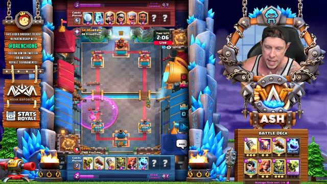 DOMINATING TOP LADDER w/ VALKYRIE LOG BAIT! 7,600+ TROPHIES! смотреть онлайн