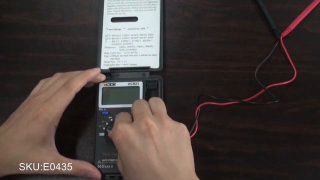 VICTOR VC921 Integrated Personal Handheld Pocket Mini Digital Multimeter Auto Range смотреть онлайн
