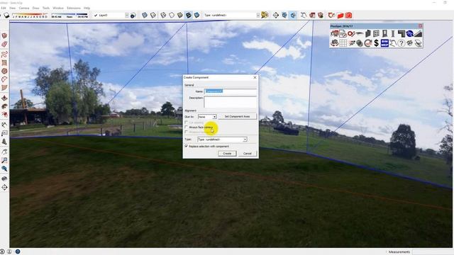 How to Add a real photo back drop to your 3d model for clients in Sketchup смотреть онлайн