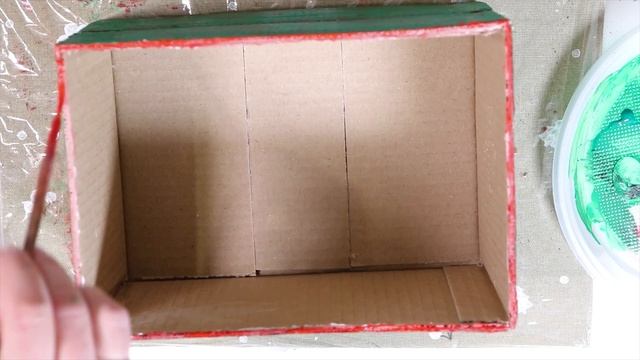 ЯЩИК ДЛЯ КНИГ/ Новогодняя коробка из картона/ WAGON BOOK BOX/ Christmas box смотреть онлайн