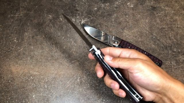 Нож "НСК Стерх" AUS-8 Red Micarta / Стальные Притины от ПП Кизляр смотреть онлайн