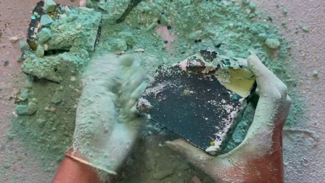 Dyed Green ASC gym Chalk ? Oddly Satisfying ? ASMR ? Sleepaid смотреть онлайн