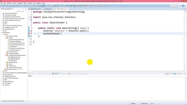 Java NIO - Object transferring in non-blocking смотреть онлайн