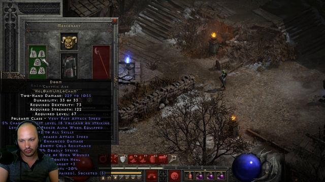 Пустынный Мерк Киллер Морозило.Runeword doom diablo 2 resurected смотреть онлайн