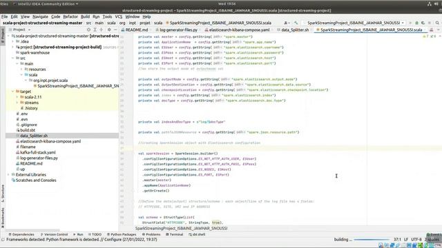 Spark Streaming with python log generator смотреть онлайн