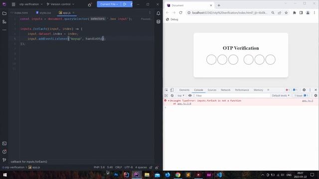 100 Days of Code - OTP Verification - Day 15 смотреть онлайн