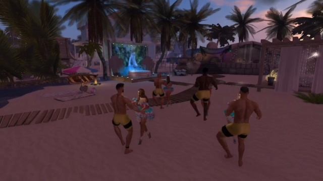 Second Life Dance group "Saint Devils 13" - Lambada смотреть онлайн