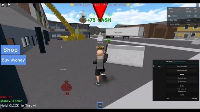 Roblox Knife Simulator Script - AutoFarm Money | Aimbot 2022 смотреть онлайн