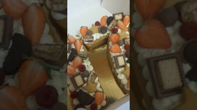 Торт-цифра "17" смотреть онлайн