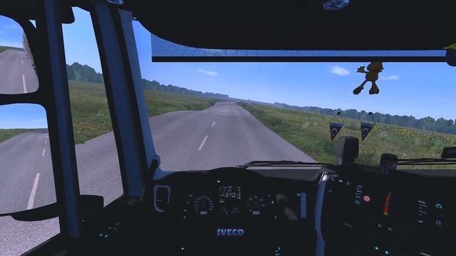 Euro Truck Simulator 2 1.35 mods Iveco Realistic Sound (ссылка в описании) смотреть онлайн