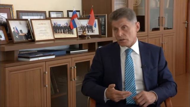 Интервью с губернатором Амурской области Олегом Николаевичем Кожемяко смотреть онлайн
