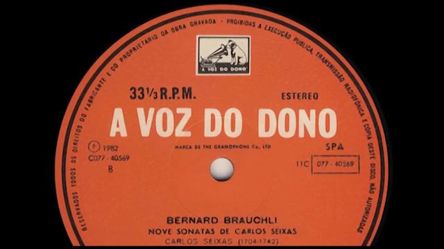 Bernard Brauchli (clavichord) Carlos Seixas  (1704-1742) Nove Sonatas