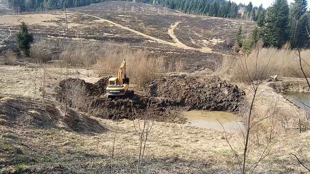 Ставок на дачі , Екскаватор в ділі