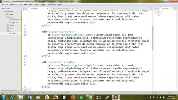 22.Responsive Web Design Course Live Class(Bootstrap 4 Part 20)