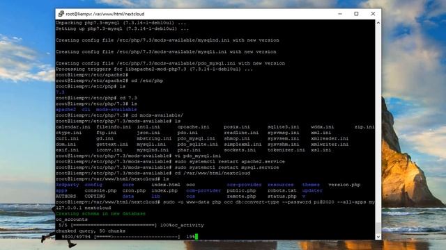 Converting database type NextCloud: sql lite to mysql смотреть онлайн