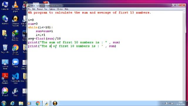 Sum And Average of Numbers in While Loop in Python смотреть онлайн