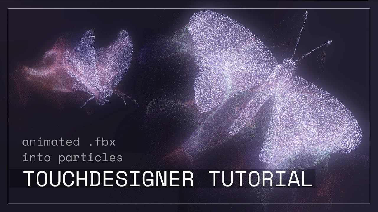 Animated .fbx into Particles | TouchDesigner Tutorial смотреть онлайн