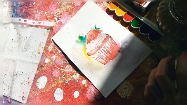 Фуд-арт | кескик • акварель смотреть онлайн