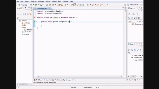 Very Beginner Java Tutorial in Eclipse #1 смотреть онлайн