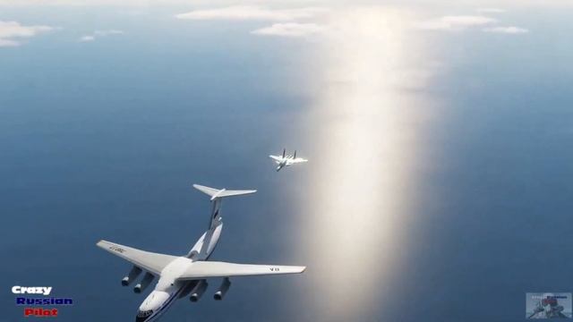 истребитель #Су33 Flanker заглянул в транспортник новое видео / #crazyrussianpilot / #DCS_World смотреть онлайн
