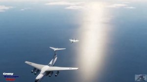 истребитель #Су33 Flanker заглянул в транспортник новое видео / #crazyrussianpilot / #DCS_World