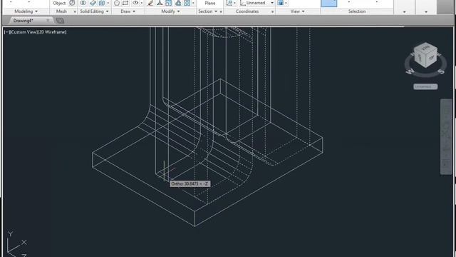AutoCAD 3D Model (Pipe Support) to 2D Drafting Basic Concept. |LearnCAD| смотреть онлайн