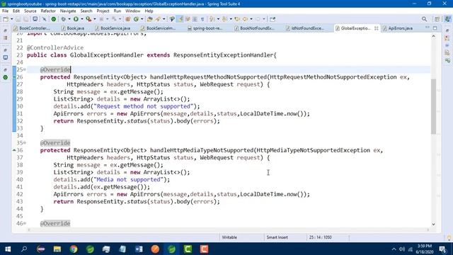 Master Exception Handling in Spring REST API | Online Training смотреть онлайн