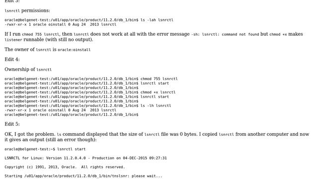 Databases: lsnrctl is not working on Ubuntu 14.04 (2 Solutions!!) смотреть онлайн