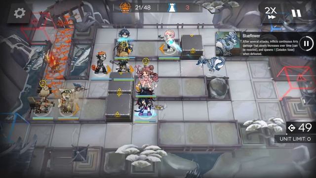 [Arknights] CC#9 Deepness Day 1 Shangshu Trails Risk 8 8 OP Braindead AFK clear смотреть онлайн